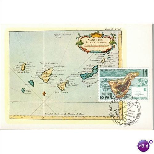 Spain FDI Postcard 1982 - Canary Islands