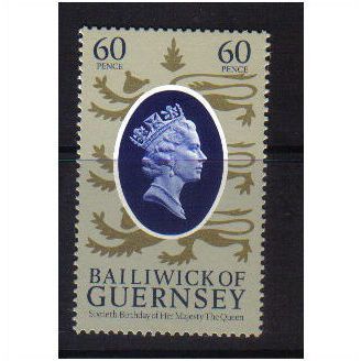 1986 GB GUERNSEY QUEENS BIRTHDAY UMM SG365