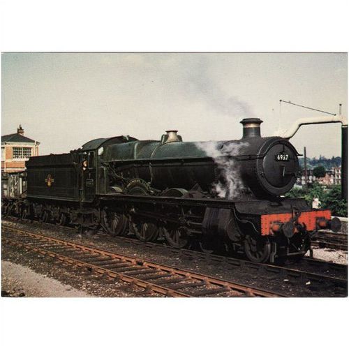 Railway Postcard GWR 6937 Conyngham Hall 4-6-0 Loco