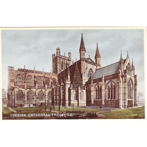 Chester Cathedral From S.E. Cheshire Postcard (CH71416)