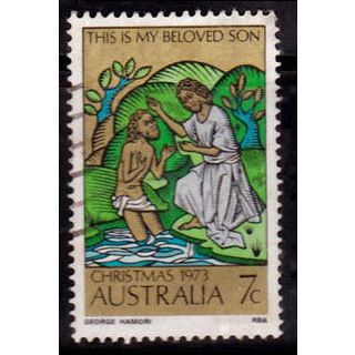 Australia 1973 Christmas 7c Used Stamp.