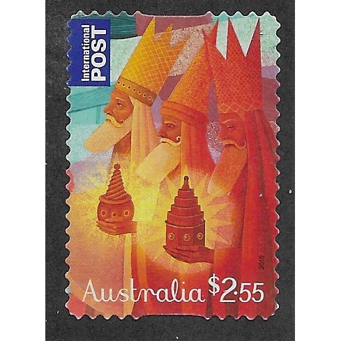 AUS 2015 $2.55 (S/A) 'CHRISTMAS' FINE USED (EBID62-923b)