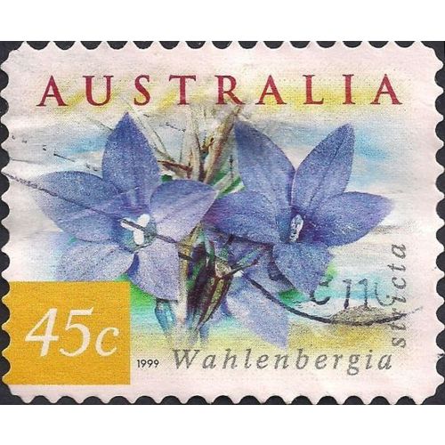 AUSTRALIA, FLOWERS, Australian Bluebell, yellow 1999, 45c