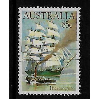 AUSTRALIA 1984 CLIPPER SHIPS 85c THERMOPYLAE SG 914 FINE USED