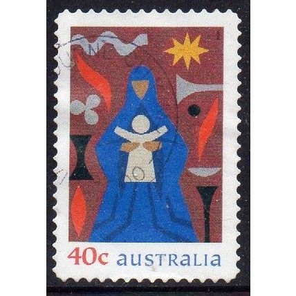 Australia 1999 Christmas - Madonna & Child 40c s/a Used