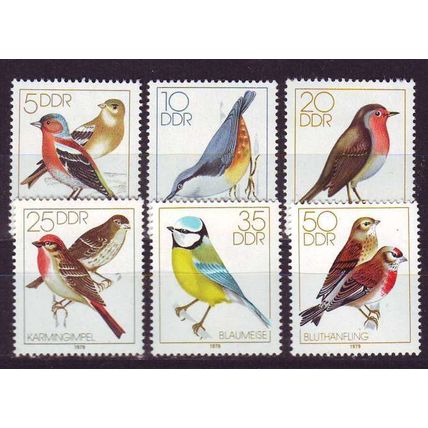 GERMANY DDR [1979] MiNr 2388-93 ( **/mnh ) Vögel