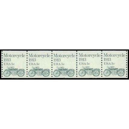 1899 5c Motorcycle Fine MNH Dry Gum PNC 3/5 P0520