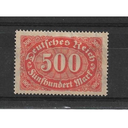 Germany.SG240 500m Orange on Buff.Mounted Mint.Nov21