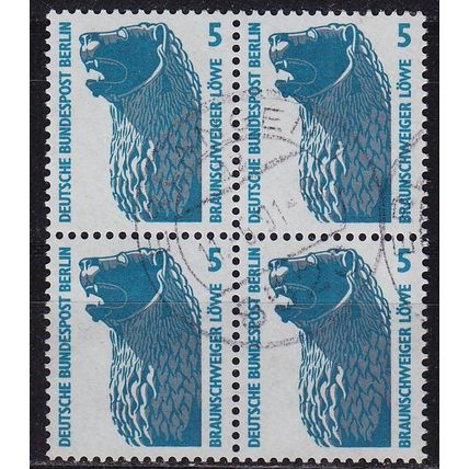 GERMANY BERLIN [1989] MiNr 0863 ( O/used ) [03] Sehenswürdigkeiten 4er