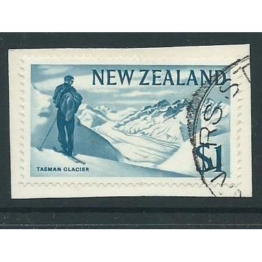 new zealand stamps sg861 used definitive sg 861 on piece