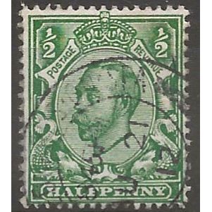 1912 SG338 1/2d Deep Green Wmk Imperial Crown Fine Used ....