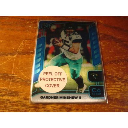 2020, Panini, Elements, RARE Metal Card, GARDNER MINSHEW II, Jaguars