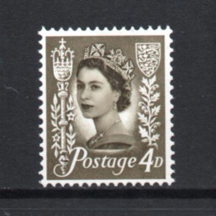 Jersey - 1968-69 - 4d Olive-Sepia (sg12) Mint Never Hinged