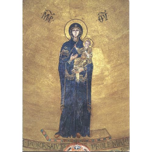 Italy Postcard - Torcello - Abside Centrale - La Virgine - Mosaico del X111 sec