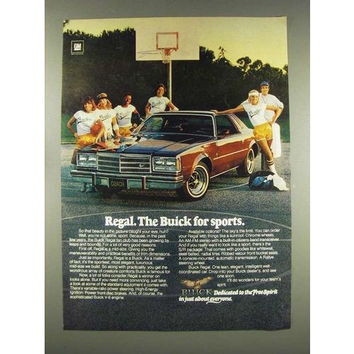 1976 Buick Regal Car Ad - The Buick for Sports