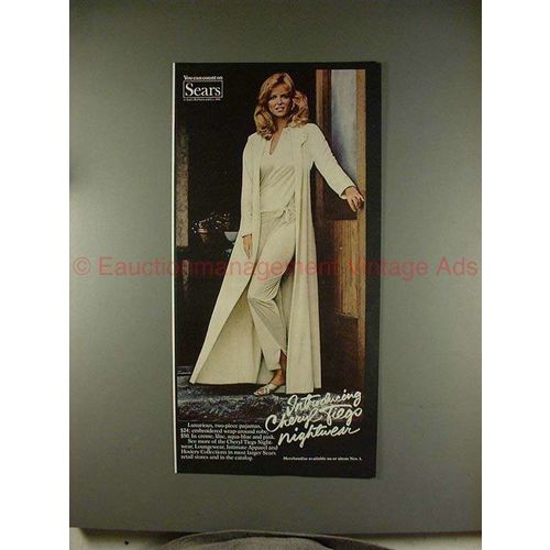 1981 Sears Cheryl Tiegs Collection Ad - Nightwear!!