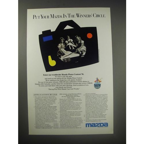 1990 Mazda cars Ad - Put your Mazda in the Winners' Circle