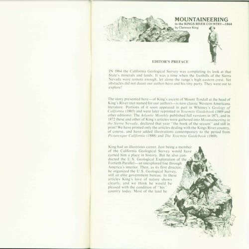 Mountaineering in the Kings River Country: 1864..1 to >29 lots of 10 copies