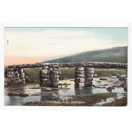 Cyclopean Bridge Dartmoor Postcard Devon The Wrench Series 14103