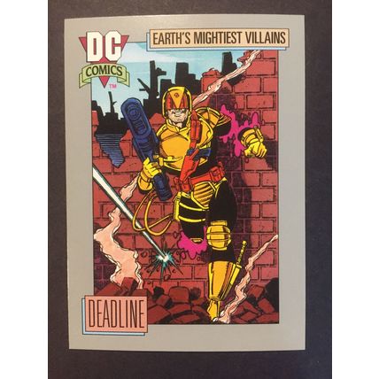 DC Cosmic Cards trading card #90-Deadline, excellent condition!
