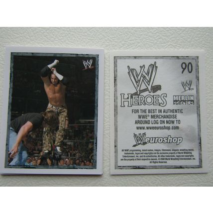 Topps - Merlin 2008 WWE Heroes Wresting Stickers 1-216 & P1-P15 Variants (EB2)