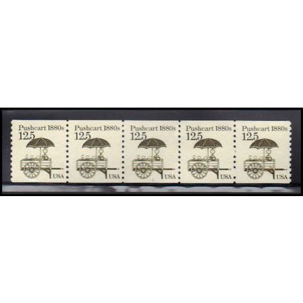 2133 12.5c Pushcart Fine MNH Dry Gum PNC 1/5 X2221
