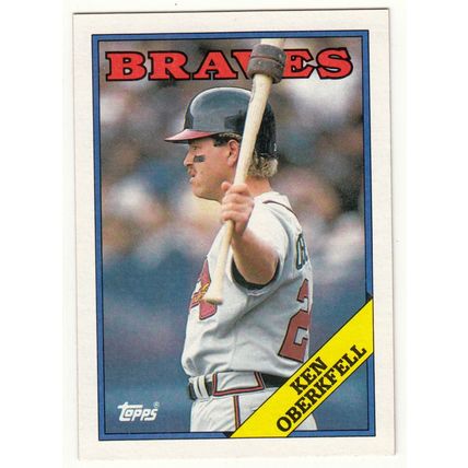 1988 Topps baseball card 67 Ken Oberkfell
