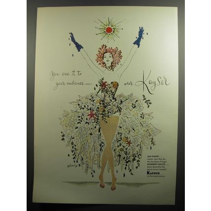 1951 Kayser Stockings Advertisement
