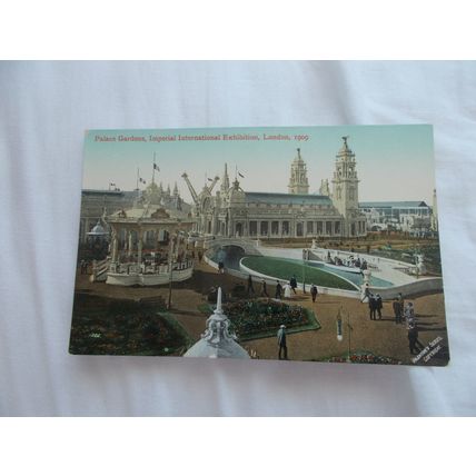 PALACE GARDENS / IMPERIAL INTERNATIONAL EXHIBITION 1909 (10/03) POST O.SEAS