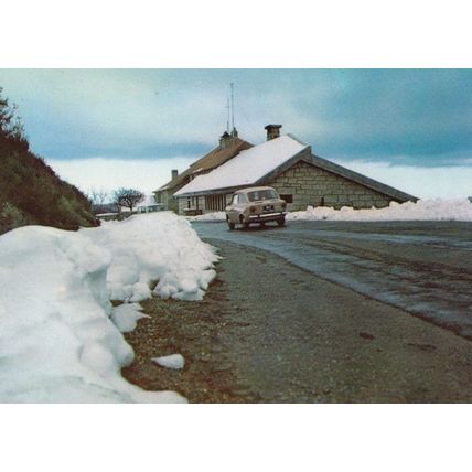 Pousada De S Lourenco Winter Snow Serra Da Estrela Portugal Map Postcard