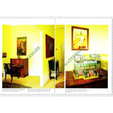 Veere Grenney Designer London Flat Mary Fox Linton - 1985 Article