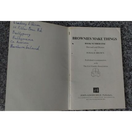 Brownies Make Things Book No 1