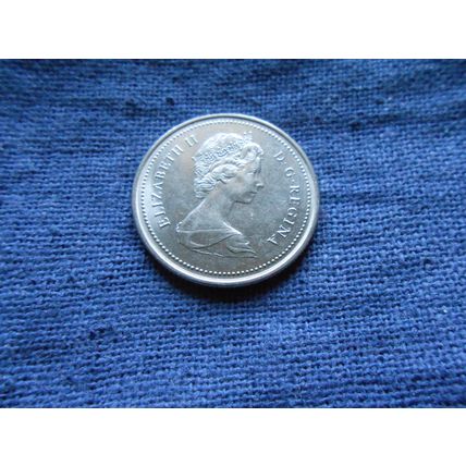 1873 -1973 CANADA 25 CENTS COIN.