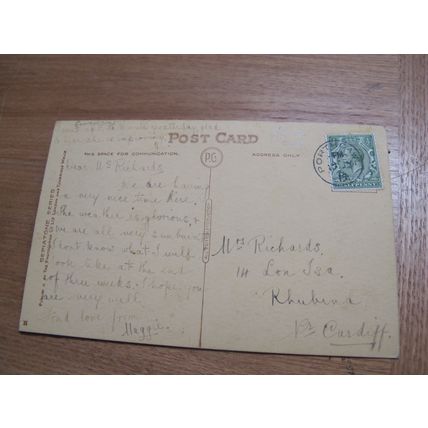 1914 fr Postcard -Newton Church Nr Porthcawl - Glamorgan, South Wales