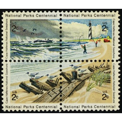 1451b, MNH 2¢ Black Color Omitted Block of Four Stamps PFC Cert - Stuart Katz