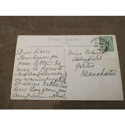 1913 fr Twigger Postcard - Warwick Castle scene
