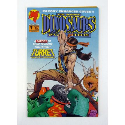 Dinosaurs For Hire #7 Malibu Comics Tom Mason's VF/NM 1993