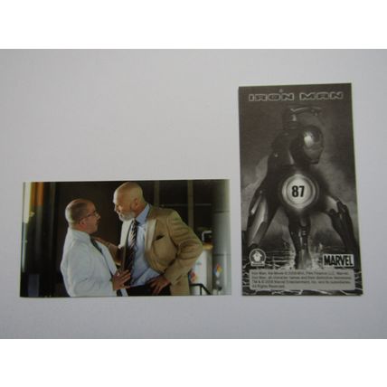 Marvel - Iron Man The Movie 2008 - Preziosi Sticker Drop-down Choice (e18)