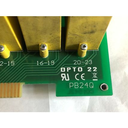 LOT 4 OPTO 22 PB24Q CIRCUIT BOARD PB24Q & RELAYS ODC52,OPTO 22 001542L,DC