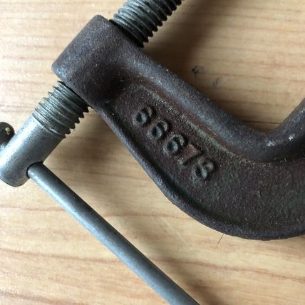 Vintage Craftsman 3" Malleable C Clamp Model 66673 Made in USA