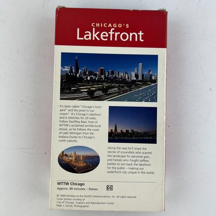 Chicago's Lakefront Tour VHS WTTW PBS Geoffrey Baer