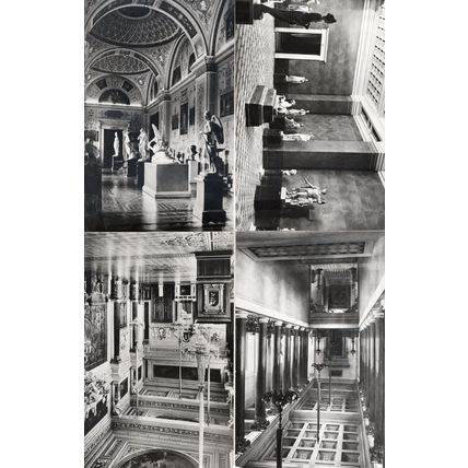 Russian Architecture Art Statues 4x Old Real Photo Postcard s