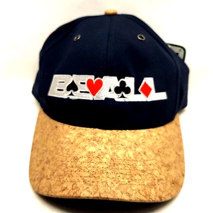 Legendary Beall Poker Blue/Cork Baseball Ball Cap Men's Adjustable Hat