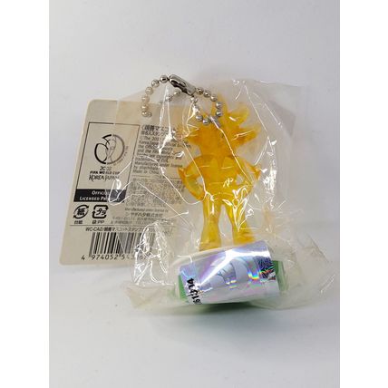 2002 Fifa World Cup Korea Japan Mascot ATO Figure Stamp Keychain (Brazil)