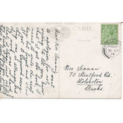 PC23442 The Walks Rivulet. Kings Lynn. Valentine. 1914