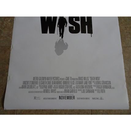 DEATH WISH - MOVIE POSTER - ADVANCE