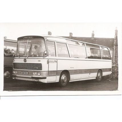 Black & White Photograph of Paul Diaper Eurotours of Newport - TDW 769J