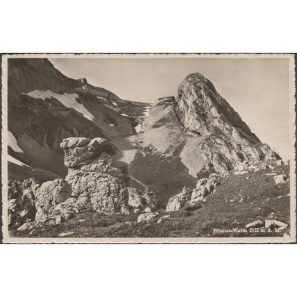 Pilatus-Kulm, Nidwalden, 1944 - Globetrotter Foto-AK