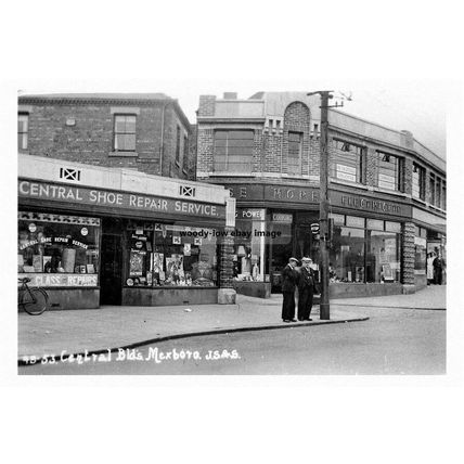 pt1055 - Central Buildings , Mexborough , Yorkshire - Print 6x4