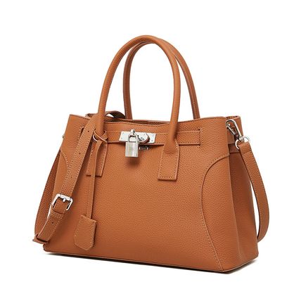 Women's Woven Shoulder Crossbody Bag Handbag Brown